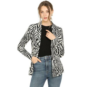 �A���O�� �P�[ ���f�B�[�X �A�E�^�[ �W���P�b�g�E�u���]�� �J�[�f�B�K�� ALLEGRA K Women's Fallightweight Long Sleeves Open Front Cardigan White �z���C�g