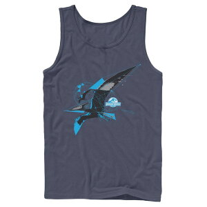 �A�j���L�����N�^�[ �����Y �g�b�v�X T�V���c �O���t�B�b�N Licensed Character Men's Jurassic World Pterodactyl Geometric Poly Graphic Tank Top Navy �l�C�r�[