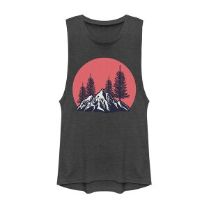 �t�B�t�X�T�� ���f�B�[�X �g�b�v�X T�V���c Juniors' Fifth Sun Mountain Muscle Tank Top Charcoal �`���R�[��