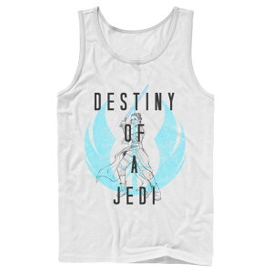 �A�j���L�����N�^�[ �����Y �g�b�v�X T�V���c Licensed Character Men'star Wars: The Rise Of Skywalkerey Destiny Of A Jedi Tank Top White �z���C�g