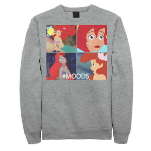 �f�B�Y�j�[ �����Y �A�E�^�[ �p�[�J�[�E�X�E�F�b�g �V���c Disney's The Little Mermaid Ariel Men's Mood Panelsweatshirt Athletic Heather �w�U�[