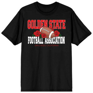 �A�j���L�����N�^�[ �����Y �g�b�v�X T�V���c ���B���e�[�W Licensed Character Men's Vintage Sport Golden Statee Black �u���b�N