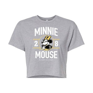 �f�B�Y�j�[ ���f�B�[�X �g�b�v�X T�V���c �N���b�v�h Disney's Juniors' Classy and Sassy Cropped Tee Gray �O���[