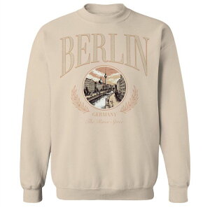 �A�j���L�����N�^�[ �����Y �A�E�^�[ �p�[�J�[�E�X�E�F�b�g �V���c �t���[�X Licensed Character Men's Berlin City Fleece Sweatshirt Sand �T���h
