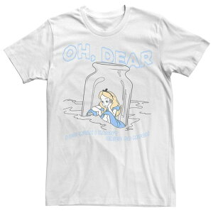 �f�B�Y�j�[ �����Y �g�b�v�X T�V���c Disney's Alice In Wonderland I Do Wish I Hadn't Cried So Much Men's Tee White �z���C�g