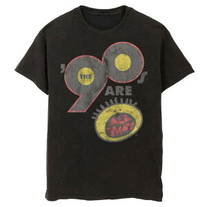 �A�j���L�����N�^�[ �����Y �g�b�v�X T�V���c �O���t�B�b�N Licensed Character Men's Nickelodeon The '90s Are All That Graphic Tee Black �u���b�N