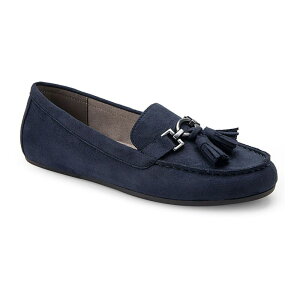 yz GA\[Y fB[X Xb|E[t@[ V[Y Aerosoles Deanna Women's Loafers Navy Faux Suede