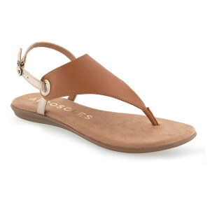 �G�A���\�[���Y ���f�B�[�X �V���[�Y �T���_�� Aerosoles Conclusion Women's Thong Sandals Tan Combo �^��