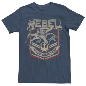 �A�j���L�����N�^�[ �����Y �g�b�v�X T�V���c Licensed Character Men's A New Hopep4 REBEL SQUAD Tee Navy Heather �w�U�[