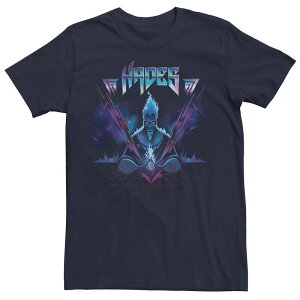 �f�B�Y�j�[ �����Y �g�b�v�X T�V���c Disney's Villains Hades Men's Rock N Roll Style Portraitee Navy �l�C�r�[
