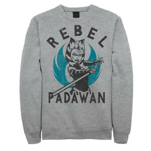 �X�^�[ �E�H�[�Y �����Y �A�E�^�[ �p�[�J�[�E�X�E�F�b�g �V���c Men'star Wars: Clone Wars Ahsoka Rebel Padawan Portrait Sweatshirt Athletic Heather �w�U�[