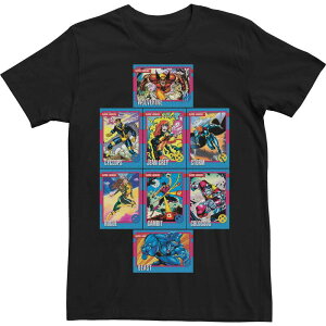 �A�j���L�����N�^�[ �����Y �g�b�v�X T�V���c �g�[�� Licensed Character Big & Tall Marvel Trading Cards X-Men Pack Tee Black �u���b�N