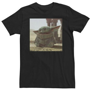 �X�^�[ �E�H�[�Y �����Y �g�b�v�X T�V���c �g�[�� Big & Tall Star Wars The Mandalorian The Child Photograph Tee Black �u���b�N