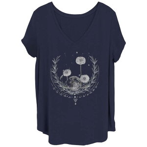 �A���u�����f�b�h ���f�B�[�X �g�b�v�X T�V���c Unbranded Juniors' Dandelions And Moon Crescentee Navy �l�C�r�[