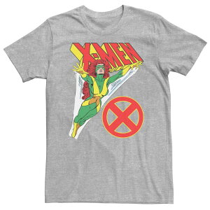 �A�j���L�����N�^�[ �����Y �g�b�v�X T�V���c ���B���e�[�W �g�[�� Licensed Character Big & Tall Marvel X-Men Jean Grey Vintage Classic Retro Tee Athletic Heather �w�U�[