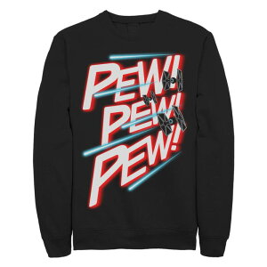 �A�j���L�����N�^�[ ���f�B�[�X �g�b�v�X T�V���c �t���[�X Licensed Character Juniorstar Wars Pew Crew Fleece Black �u���b�N