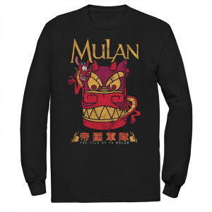 �f�B�Y�j�[ �����Y �g�b�v�X T�V���c Disney's Mulan Mushu Men's Tee Black �u���b�N