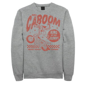 �f�B�Y�j�[ �s�N�T�[ �����Y �g�b�v�X T�V���c �t���[�X Disney / Pixar's Toy Story Duke Kaboomen's Greatestuntman Fleece Athletic Heather �w�U�[