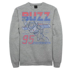 �f�B�Y�j�[ �s�N�T�[ �����Y �A�E�^�[ �p�[�J�[�E�X�E�F�b�g �V���c Disney / Pixar's Toy Story Buzz Lightyear Men's Intergalactic Hero Sweatshirt Athletic Heather �w�U�[