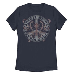 �A���u�����f�b�h ���f�B�[�X �g�b�v�X T�V���c ���S �O���t�B�b�N Unbranded Juniors' Spirit of '67 USA Rock Tour Logo Graphic Tee Navy �l�C�r�[