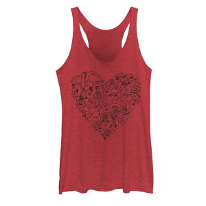 �f�B�Y�j�[ �s�N�T�[ ���f�B�[�X �g�b�v�X T�V���c Disney / Pixar Juniors' Disney Pixar Toy Story Characters Heartank Top Red Heather �w�U�[