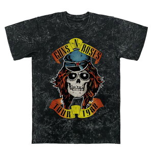 �A�j���L�����N�^�[ �����Y �g�b�v�X T�V���c �v�` �O���t�B�b�N Licensed Character Men's Guns N' Roses Appetite For Destruction Tour 1988 Mineral Wash Graphic Tee Black Mineral Wash �u���b�N