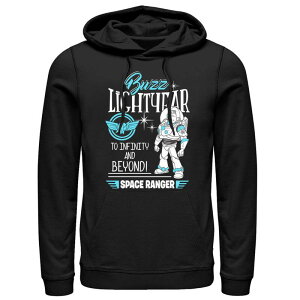 �f�B�Y�j�[ �s�N�T�[ �����Y �A�E�^�[ �p�[�J�[�E�X�E�F�b�g Disney / Pixar's Toy Story Buzz Lightyear Men's Pullover Hoodie Black �u���b�N