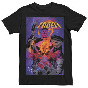 �A�j���L�����N�^�[ �����Y �g�b�v�X T�V���c Licensed Character Men's Marvel Cosmic Ghost Rider Tee Black �u���b�N