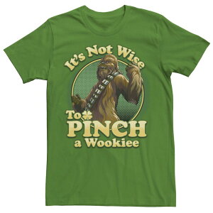 �X�^�[ �E�H�[�Y �����Y �g�b�v�X T�V���c Men'star Wars Chewbacca It's Not Wise To Pinch A Wookie Tee Kelly