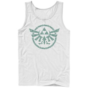 �A�j���L�����N�^�[ �����Y �g�b�v�X T�V���c Licensed Character Men's Nintendo The Legend Of Zelda Tears Of The Kingdom Tank Top White �z���C�g