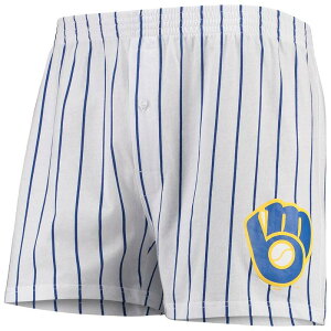 �A���u�����f�b�h �����Y �A���_�[�E�F�A �{�N�T�[�p���c �V���[�g�p���c Unbranded Men's Conceptsport White Milwaukee Brewers Vigor Boxer Shorts Brwhite �z���C�g
