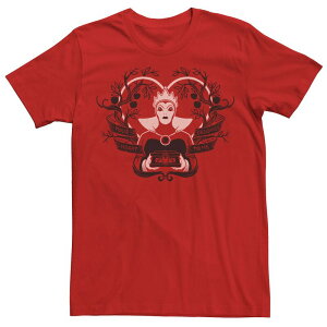 �f�B�Y�j�[ �����Y �g�b�v�X T�V���c Disney's Villains Valentine's Your Heart Belongs To Men's Tee Red ���b�h