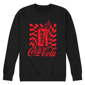 アニメキャラクター メンズ アウター パーカー・スウェット シャツ フリース グラフィック Licensed Character Men's Coca-Cola Can Graphic Fleece Sweatshirt Black ブラック