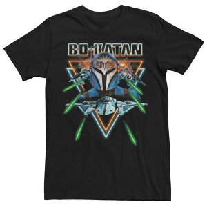 �X�^�[ �E�H�[�Y �����Y �g�b�v�X T�V���c �O���t�B�b�N Men'star Wars The Mandalorian Bo-Katan Spaceship Blasters Graphic Tee Black �u���b�N