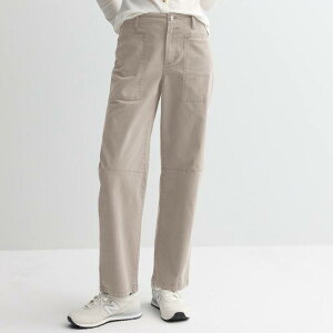�\�m�} ���f�B�[�X �{�g���X �J�W���A���p���c Women'sonoma Goods For Life Square Pocket Barrel Pants Ace Beige �x�[�W��