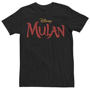 �f�B�Y�j�[ �����Y �g�b�v�X T�V���c ���S Disney's Mulan Men's Live Action Logo Tee Black �u���b�N