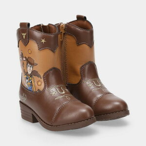 �A�j���L�����N�^�[ ���f�B�[�X �V���[�Y �u�[�c�E���C���u�[�c Licensed Character Pixar Toy Story Toddler Girls Cowgirl Boots Brown �u���E��