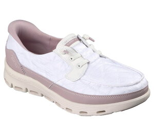 �X�P�b�`���[�Y ���f�B�[�X �V���[�Y �X�j�[�J�[ Skechers Glide-Step Serene Women's Cozy Fit Slip-On Sneakers White Multi �z���C�g