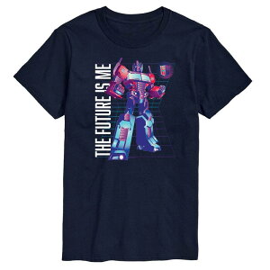 �A�j���L�����N�^�[ �����Y �g�b�v�X T�V���c Licensed Character Men's Transformers The Future Is Me Tee Navy �l�C�r�[