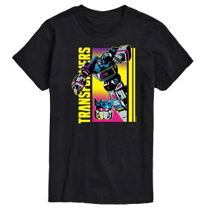 �A�j���L�����N�^�[ �����Y �g�b�v�X T�V���c Licensed Character Men's Transformers Halftone Decepticon Tee Black �u���b�N