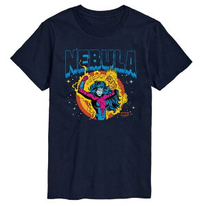�}�[�x�� �����Y �g�b�v�X T�V���c �O���t�B�b�N Men's Marvel Guardians Of The Galaxy Nebula Graphic Tee Navy �l�C�r�[