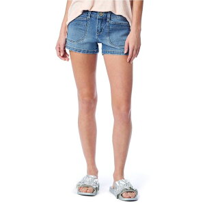 ���j�I���x�C ���f�B�[�X �{�g���X �n�[�t�p���c�E�V���[�c �V���[�g�p���c Juniors' UNIONBAY Delaney Stretch Twill Shorts Wham Blue �u���[