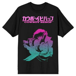 �A�j���L�����N�^�[ ���f�B�[�X �g�b�v�X T�V���c �O���t�B�b�N Licensed Character Juniors' Cowboy Bebop Spike Graphic Tee Black �u���b�N