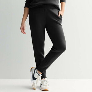 Tek Gear ���f�B�[�X �{�g���X �J�W���A���p���c Women's Tek Gear UltraComfortapered Pant Mineral Black �u���b�N