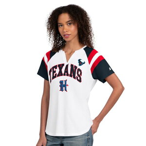 �X�^�[�^�[ ���f�B�[�X �g�b�v�X T�V���c Women'starter White Houston Texans Game Onotch Neck T-Shirtxs White �z���C�g