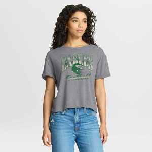 �t�@�i�e�B�N�X ���f�B�[�X �g�b�v�X T�V���c Women's Fanatics Heather Gray Philadelphia Eagles Overplayed Tribute Tri-Blend Boxy T-Shirt Eagrey �O���[