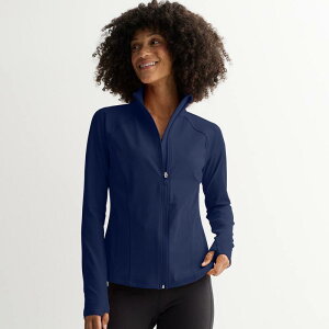 Tek Gear ���f�B�[�X �A�E�^�[ �W���P�b�g�E�u���]�� �v�` Petitek Gear Ultrastretch Performance Jacket Navy Romance �l�C�r�[