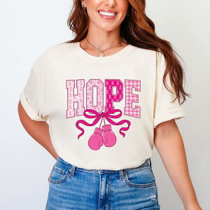 Simply Sage Market ���f�B�[�X �g�b�v�X T�V���c �O���t�B�b�N Simply Sage Market Hope Boxingloves - Women's Garment Dyed Graphic T-Shirt Ivory �A�C�{���[