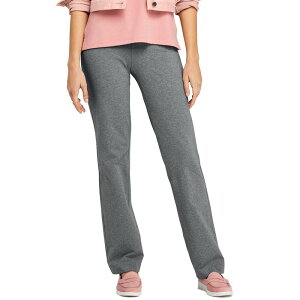 �����Y�G���h ���f�B�[�X �{�g���X �J�W���A���p���c Women's Lands' End Starfish Straight-Leg Pull-On Pants Charcoal Heather �`���R�[��