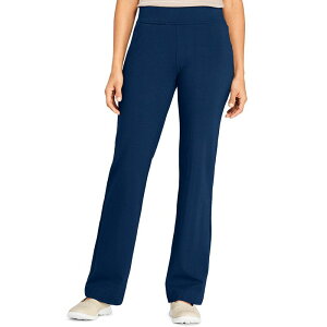 �����Y�G���h ���f�B�[�X �{�g���X �J�W���A���p���c Women's Lands' End Starfish Straight-Leg Pull-On Pants Deep Sea Navy �l�C�r�[